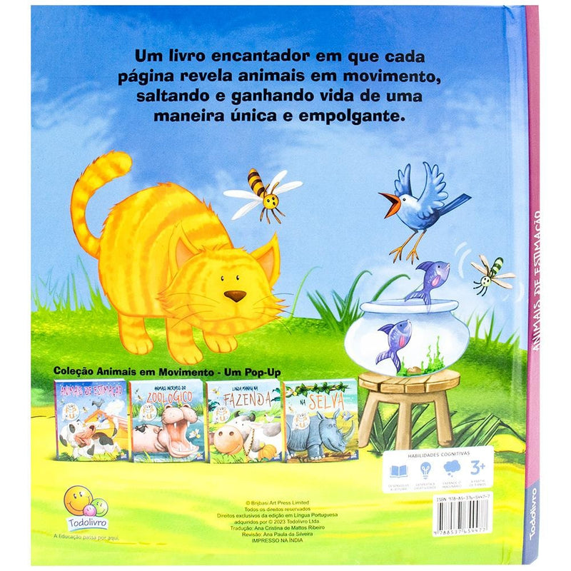 Animais em Movimento: um Pop-Up: Animais de Estimação Incríveis | Brijbasi Art Press Ltd
