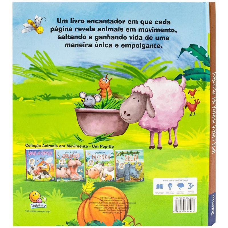 Animais em Movimento: um Pop-Up: Linda Manhã na Fazenda | Brijbasi Art Press Ltd