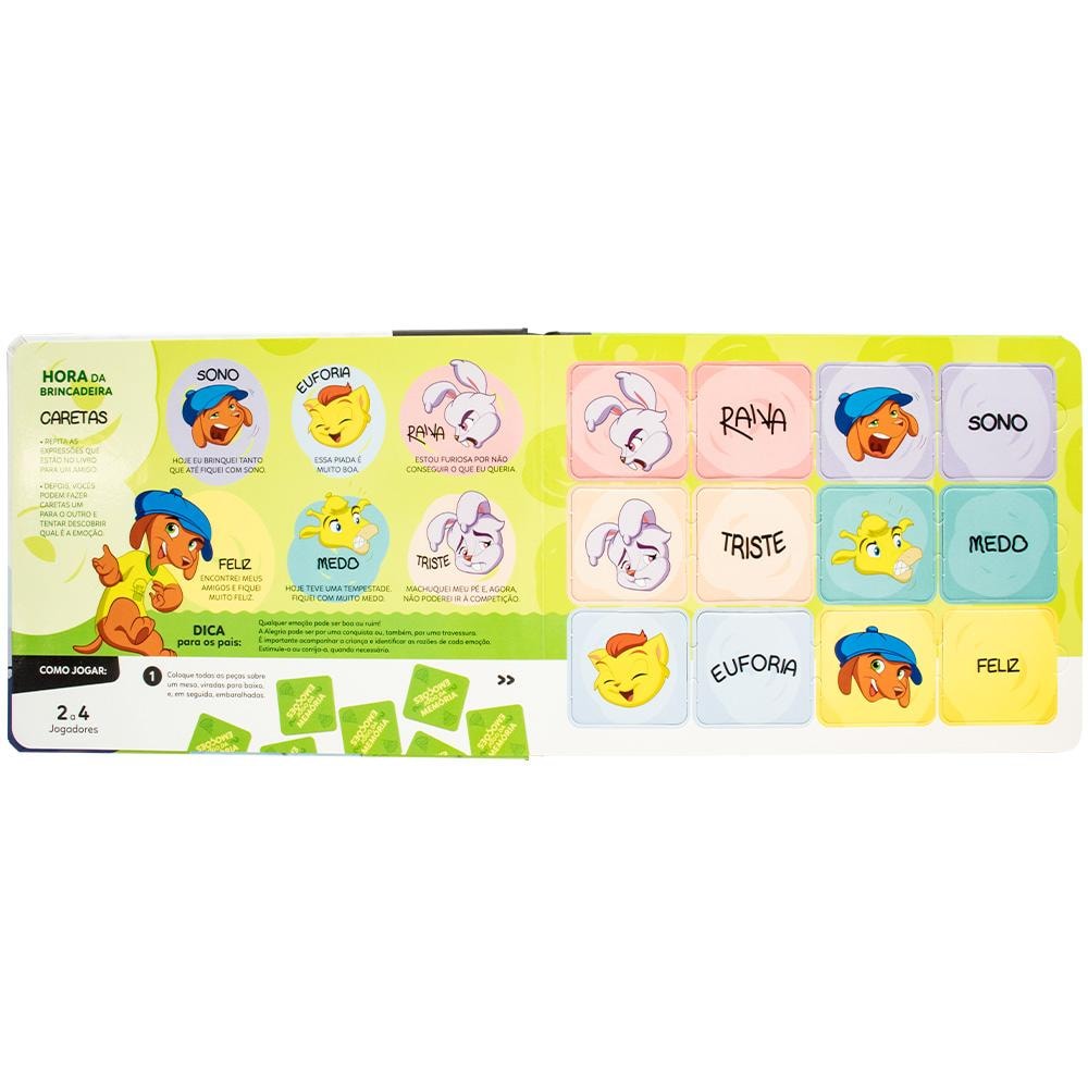 Escolinha Memória: Emoções | Todolivro