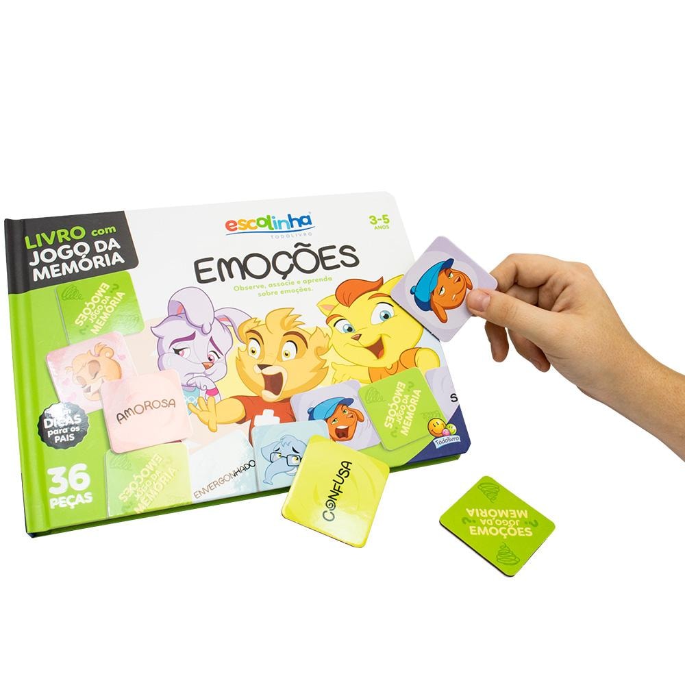 Escolinha Memória: Emoções | Todolivro