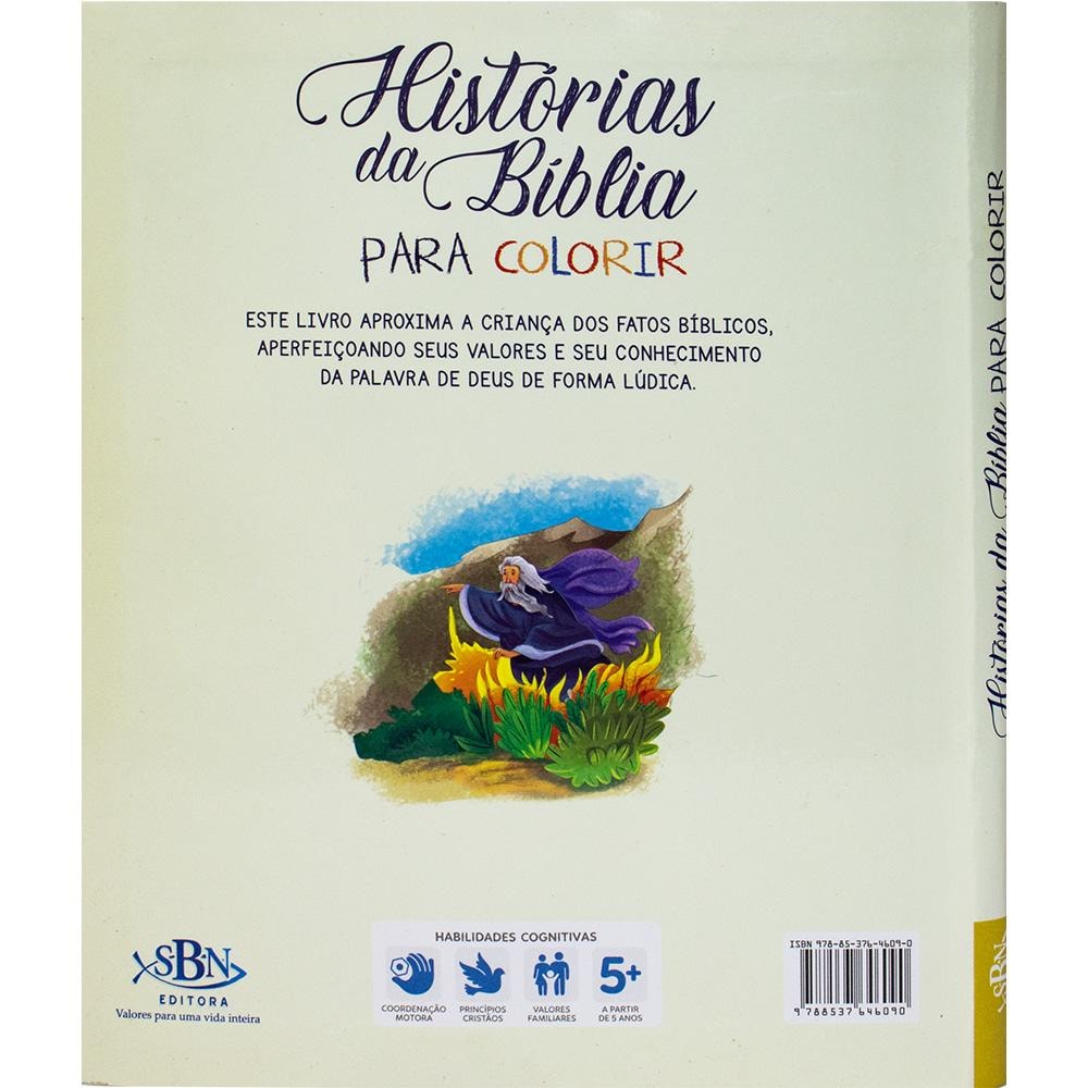 Histórias da Biblia para Colorir | Ana Cristina de Mattos Ribeiro