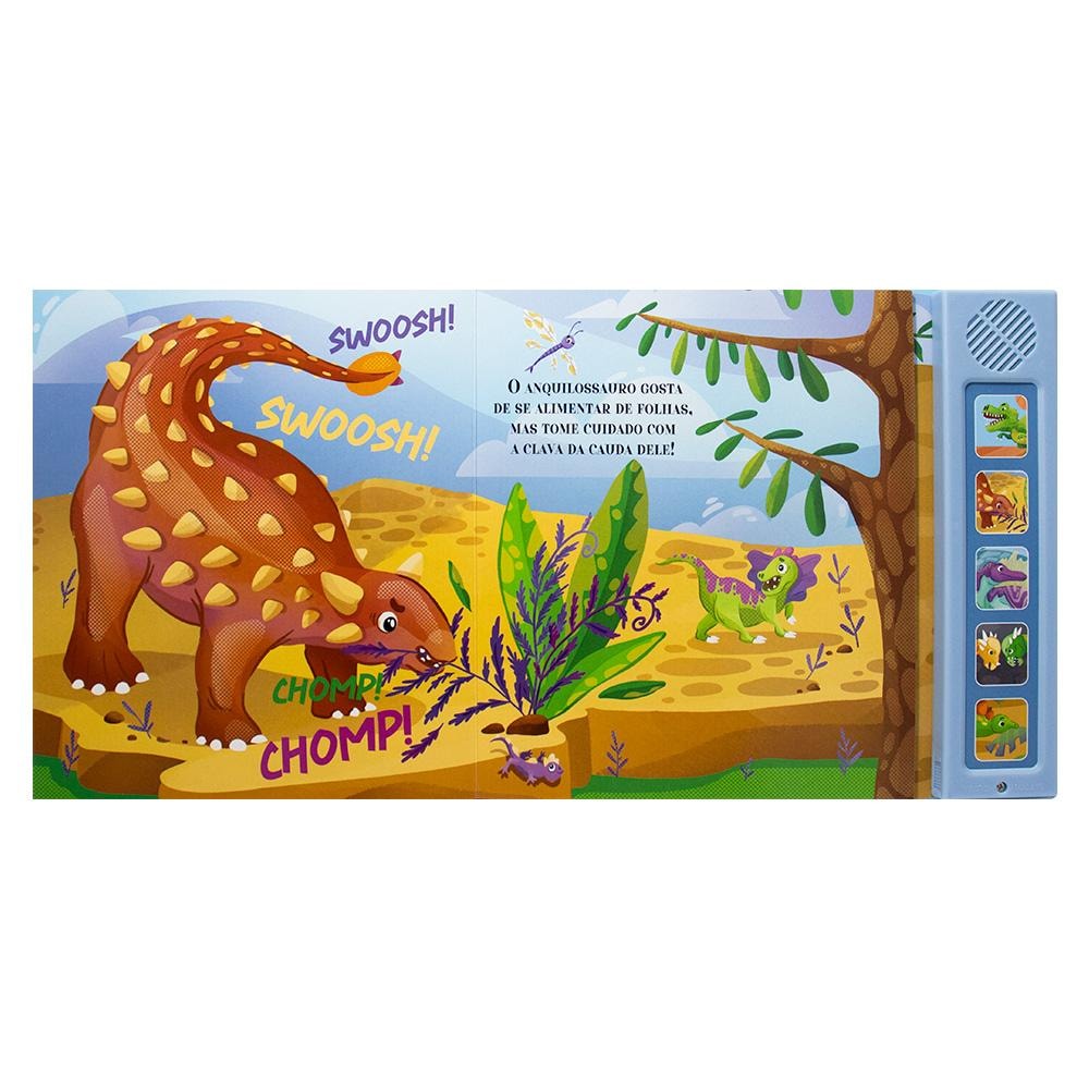 Livrinhos do Barulho! Dinossauros | Little Pearl Books