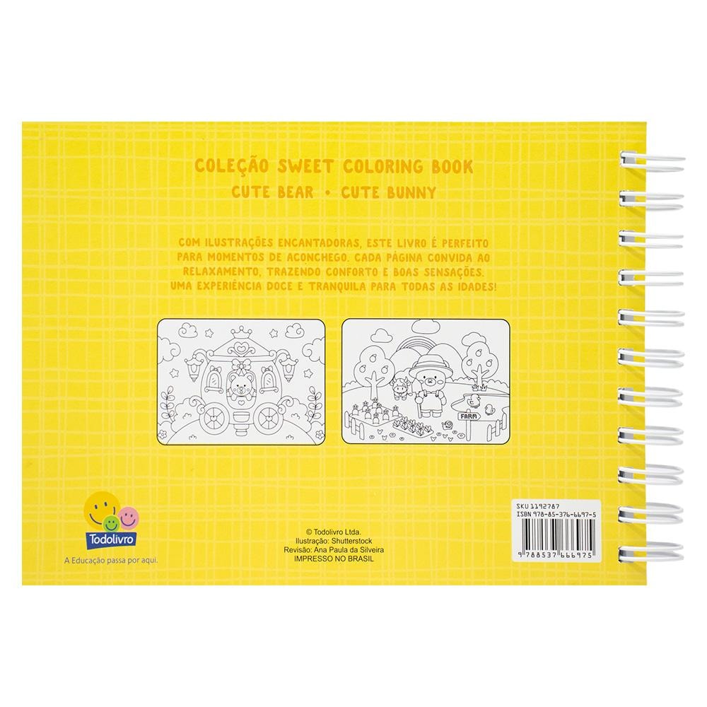 Sweet Coloring Book: Cute Bear | Todolivro