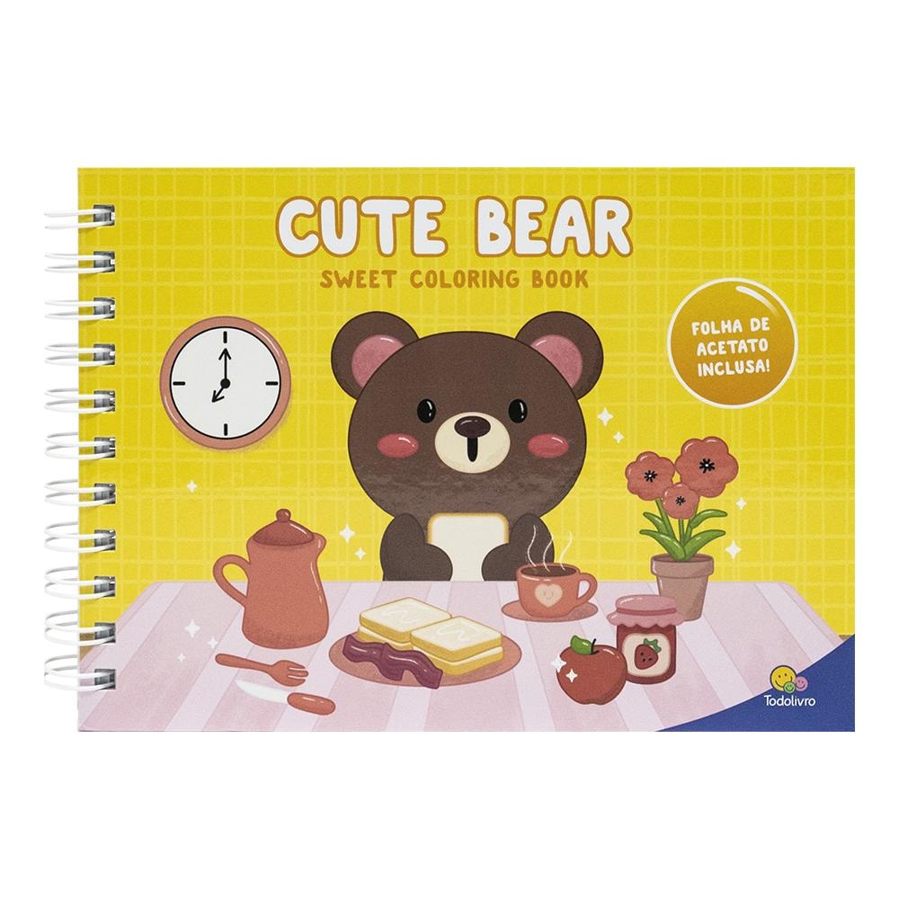 Sweet Coloring Book: Cute Bear | Todolivro