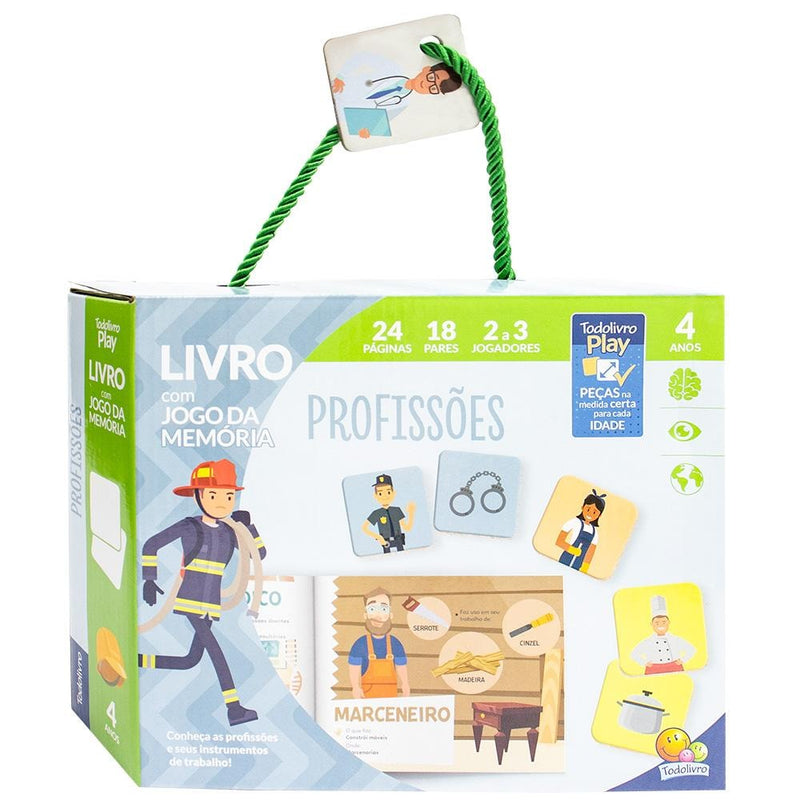 Todolivro Play Memo 4A Profissões | Todolivro