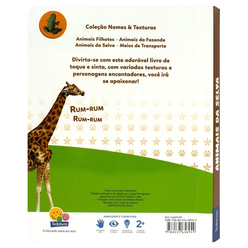Nomes & Texturas: Animais da Selva | Brijbasi Art Press Ltd