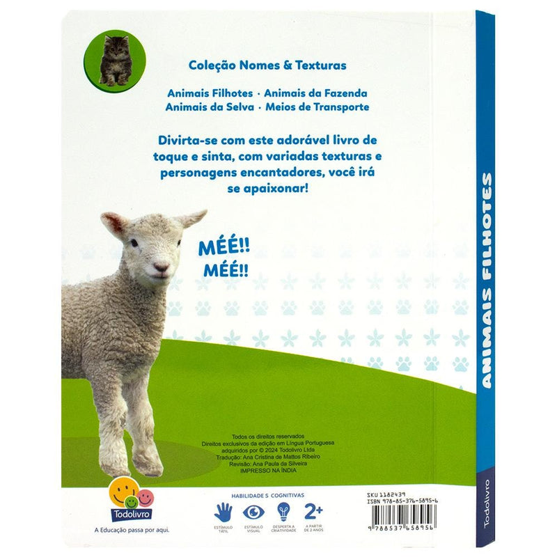 Nomes & Texturas: Animais Filhotes | Brijbasi Art Press Ltd