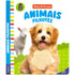 Livro Nomes & Texturas: Animais Filhotes, da Brijbasi Art Press Ltd. Capa branca com filhote de cachorro e ovelha. — Plenitude