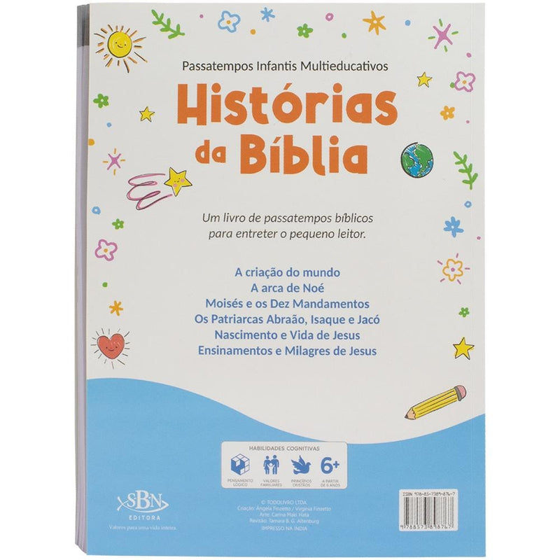 Histórias da Bíblia. Passatempos Infantis | Maria Angela Finzetto