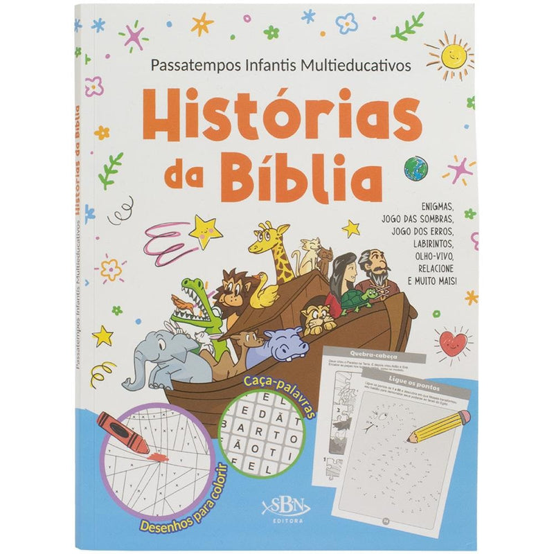 Histórias da Bíblia. Passatempos Infantis | Maria Angela Finzetto