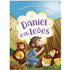 Livro infantil: Daniel e Os Leões, da Little Pearl Books. Capa ilustrada com Daniel e leões. — Plenitude