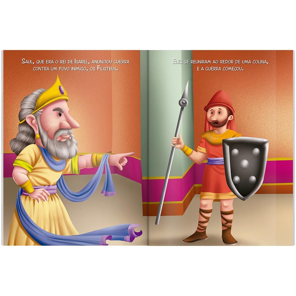 Histórias Bíblicas Favoritas: Davi e Golias | Little Pearl Books