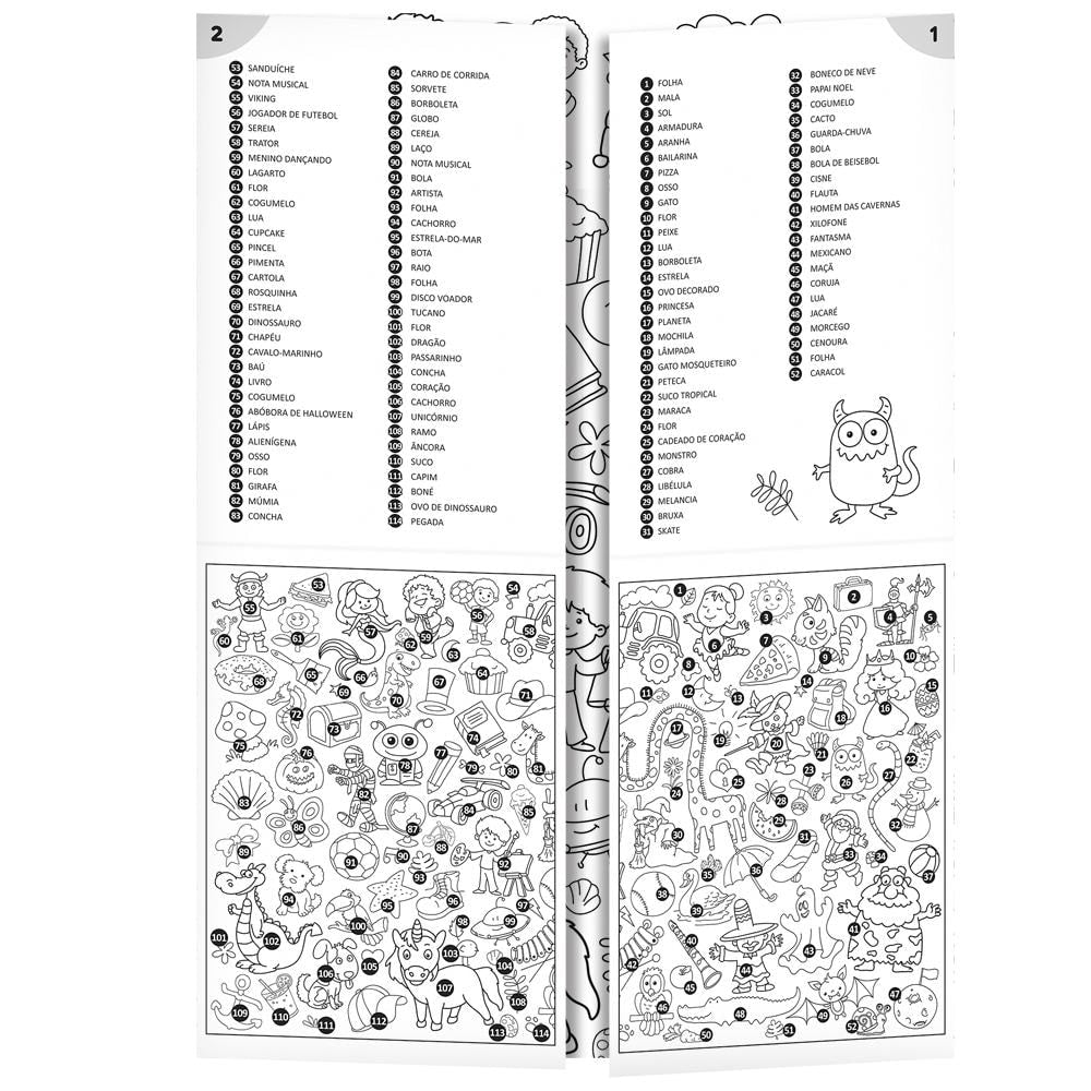 Livro-Tapete para Colorir: Mais de 100 Desenhos Incríveis | Todolivro