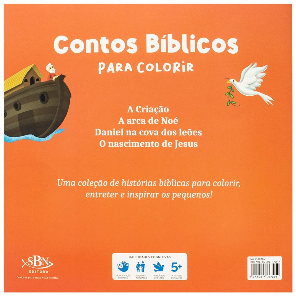 Contos Bíblicos para Colorir: a Arca de Noé | Suelen Katerine A. Santos