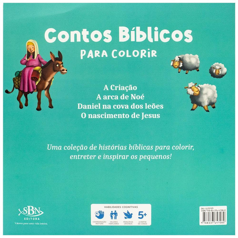 Contos Bíblicos para Colorir: o Nascimento de Jesus | Suelen Katerine A. Santos