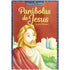 Livro Clássicos da Bíblia: Parábolas de Jesus, por Cristina Marques. Capa vermelha com ilustração de Jesus olhando para cima. — Plenitude