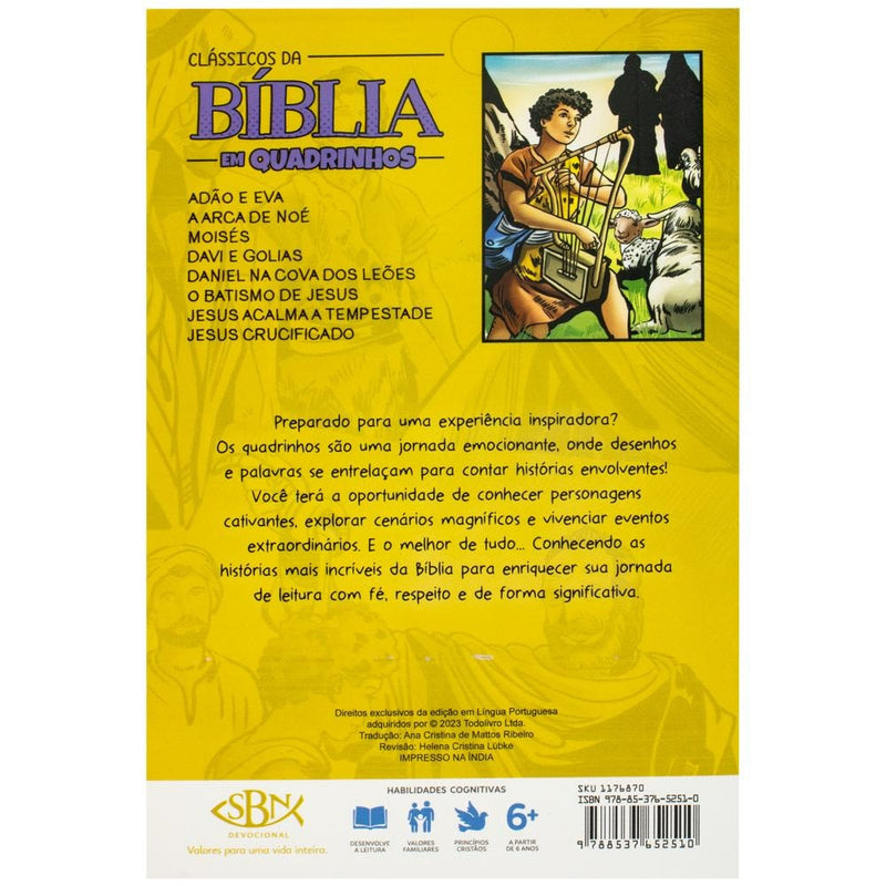 Clássicos da Bíblia em Quadrinhos: Davi e Golias | Brijbasi Art Press Ltd