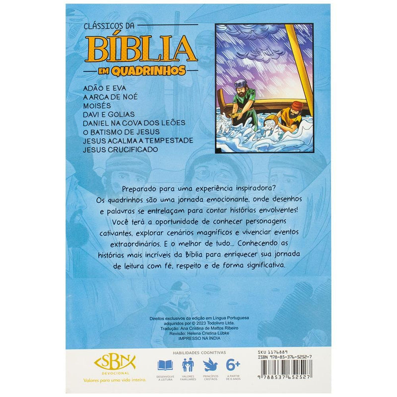 Clássicos da Bíblia em Quadrinhos: Jesus Acalma a Tempestade | Brijbasi Art Press Ltd
