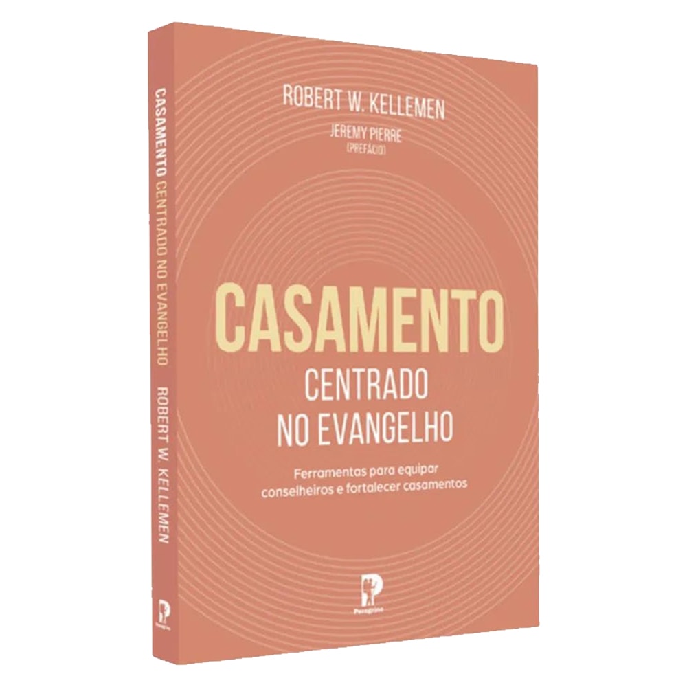 Livro Casamento Centrado no Evangelho, capa laranja com título em destaque. — Plenitude