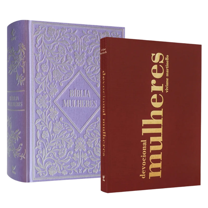 Kit Conexão Divina | Viviane Martinello | Bíblia Mulheres NVT Espaço Para Anotações + Devocional Mulheres 365 Dias
