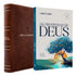 Kit Dia dos Pais: Bíblia Sagrada Couro Soft Marrom e "As Promessas de Deus" de Carlito Paes. — Plenitude