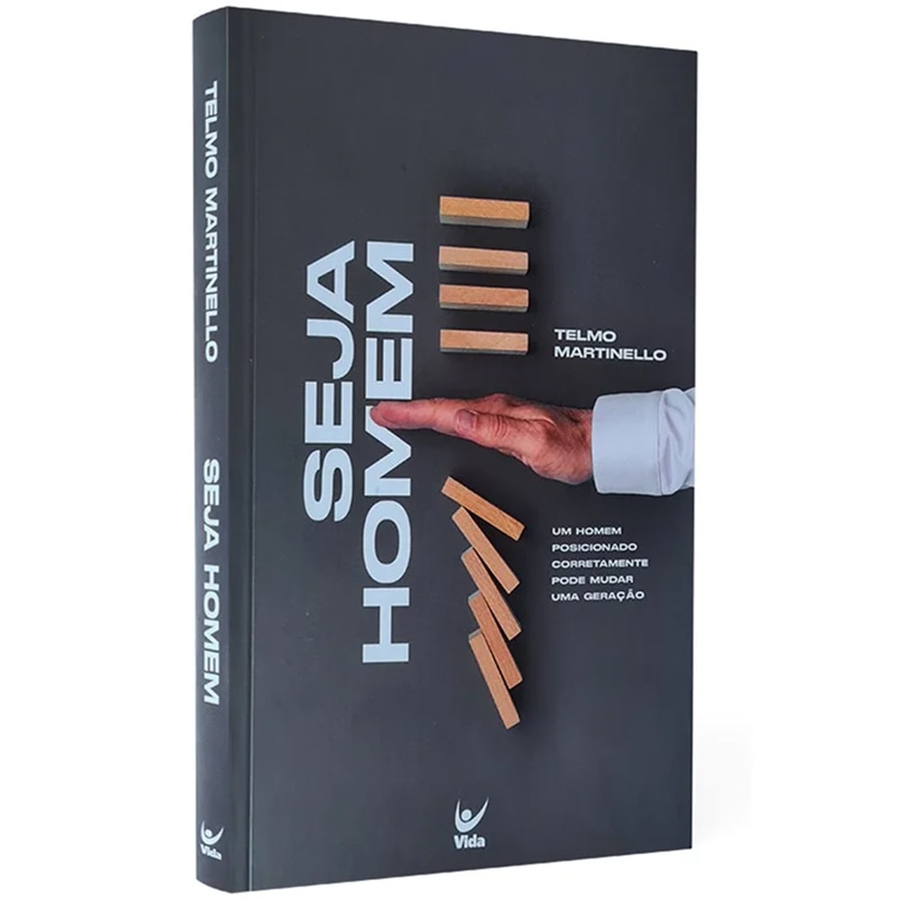 Kit Dia dos Pais - Seja Homem | Telmo Martinello + Bíblia Sagrada Bússola | NAA | Letra Normal | Capa Dura