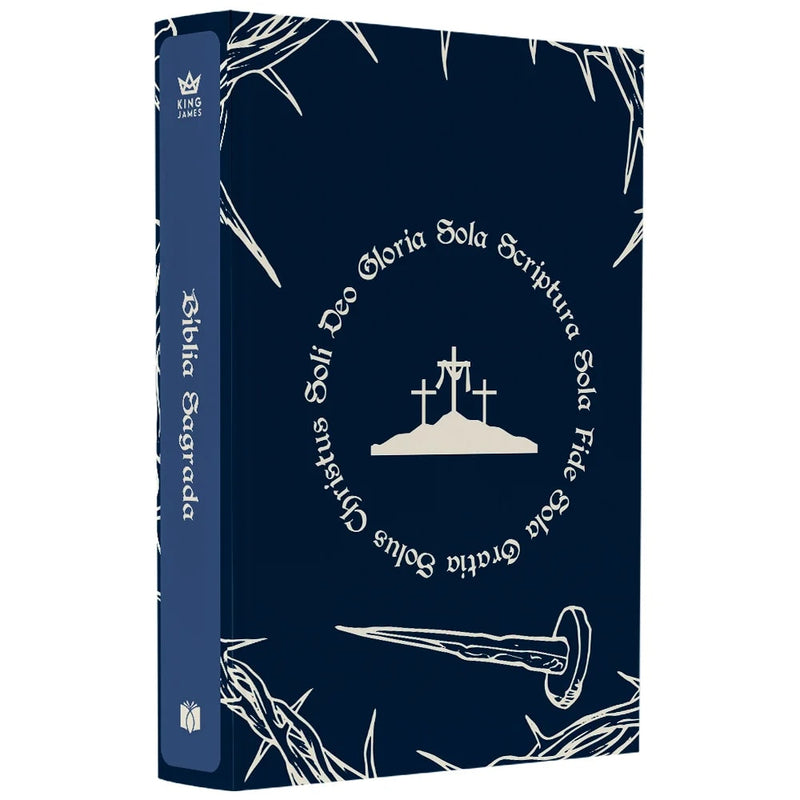 Kit Dia dos Pais - Bíblia Sagrada | King James | Sola Scriptura + Devocional As Promessas de Deus | Carlito Paes
