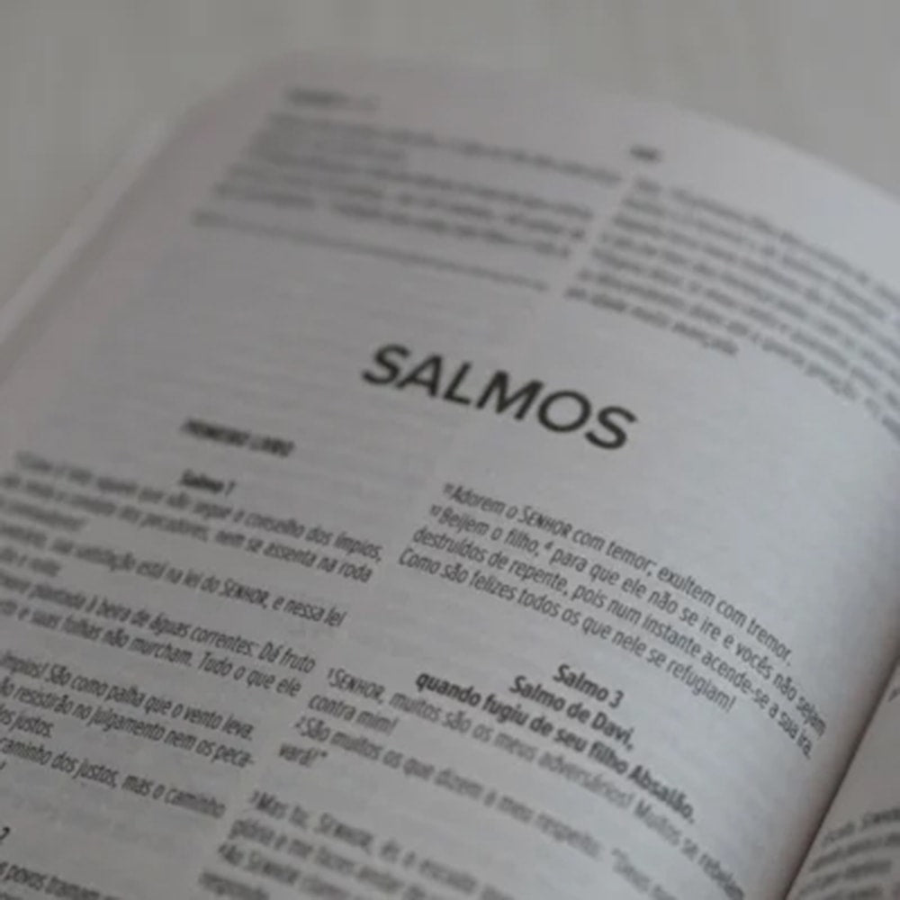 Kit Dia dos Pais - Bíblia Sagrada Lettering | NVI | Capa Brochura Azul + Devocional As Promessas de Deus | Carlito Paes