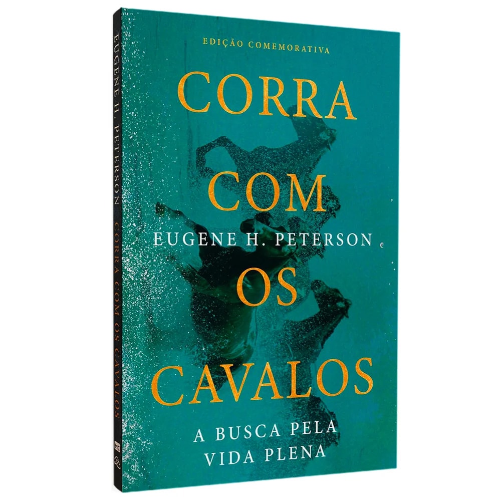 Kit Dia dos Pais - Bíblia Sagrada | ARC | Letra Hipergigante | Capa PU Luxo Cruz Marrom + Corra Com Os Cavalos