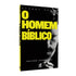 Livro O Homem Bíblico de Stuart Scott, capa preta e amarela com rosto de homem. — Plenitude