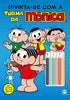 Livro de colorir Turma da Mônica - Divirta-se com a Turma da Mônica, capa azul com Mônica e amigos. — Plenitude