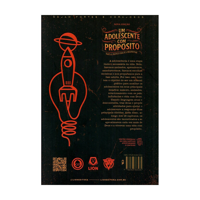 Um Adolescente com Propósito | Capa Vintage | Victor Cavalaro