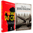 Kit Transformação e Missão, 2 livros de Irmão Yun e Eugene Bach, capas em vermelho e cinza com imagens de pessoas e edifícios. — Plenitude