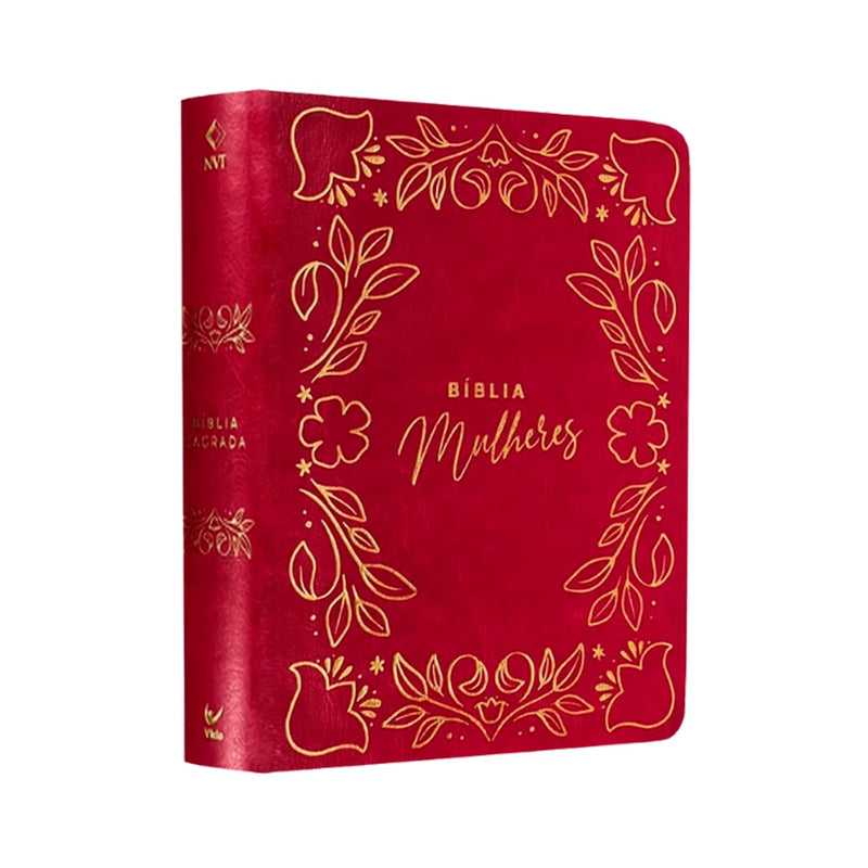 Kit Para Um Tempo Como Este | Bíblia Mulheres NVT Frame e Floral Rosa + Box Mulheres Viviane Martinello
