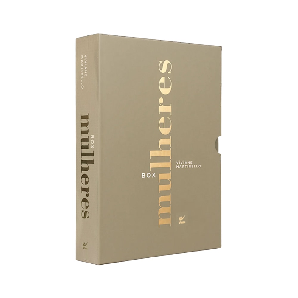 Kit Box Mulheres Viviane Martinello Capa Dura Luxo + Bíblia Mulheres Um Tempo Como Este NVT Lilás