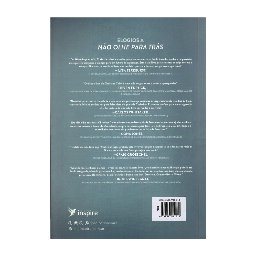 Não Olhe Para Trás | Christine Caine