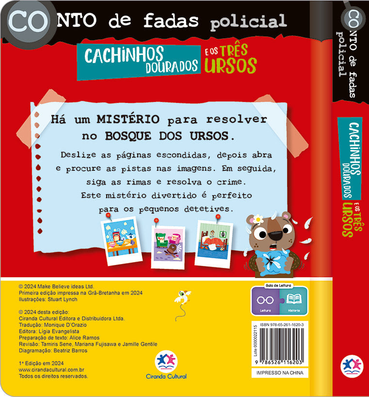 Conto de Fadas Policial: Cachinhos Dourados e os Tres Ursos