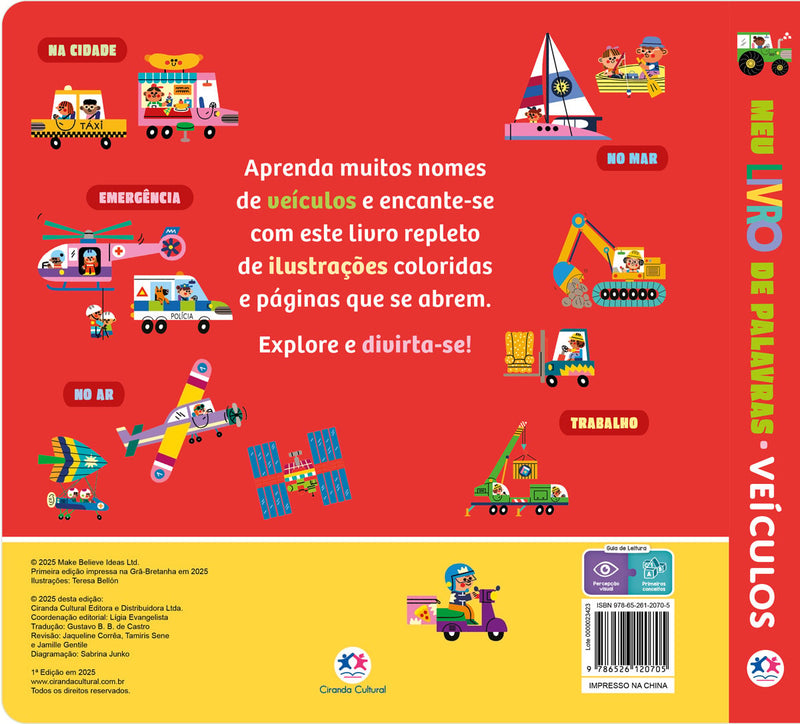 Meu Livro de Palavras - Veiculos