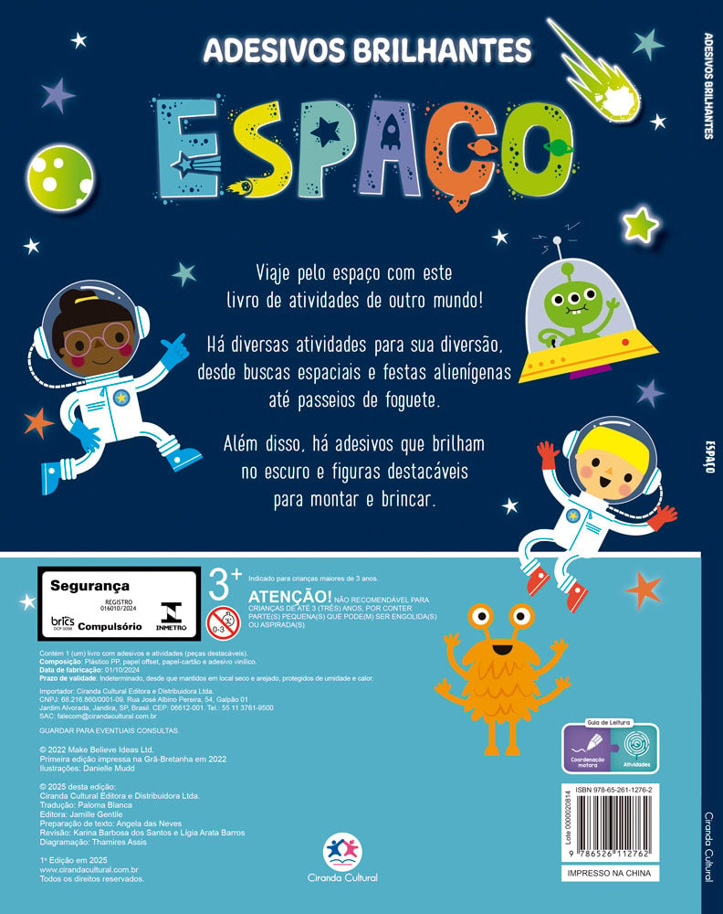 Adesivos Brilhantes - Espaco
