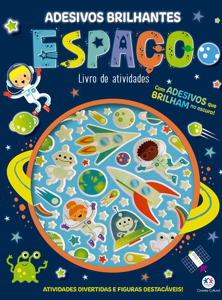 Adesivos Brilhantes - Espaco