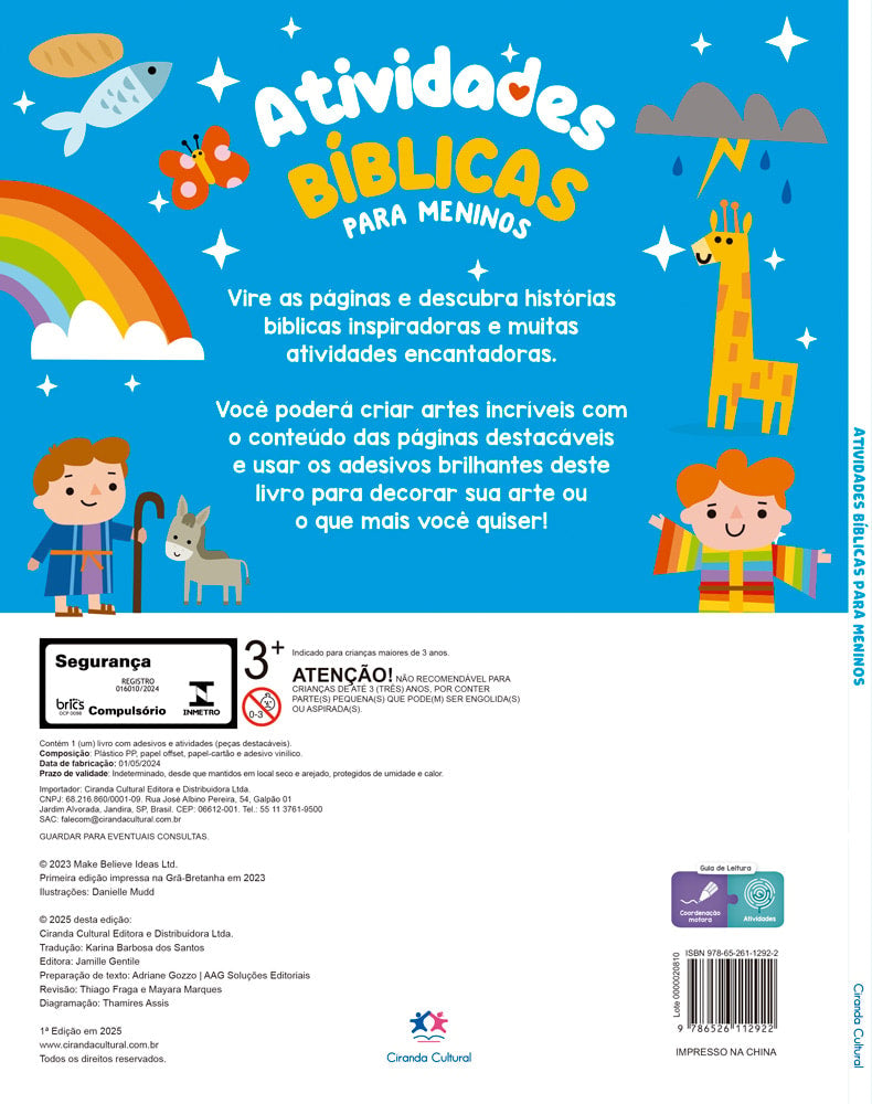 Atividades Biblicas para Meninos