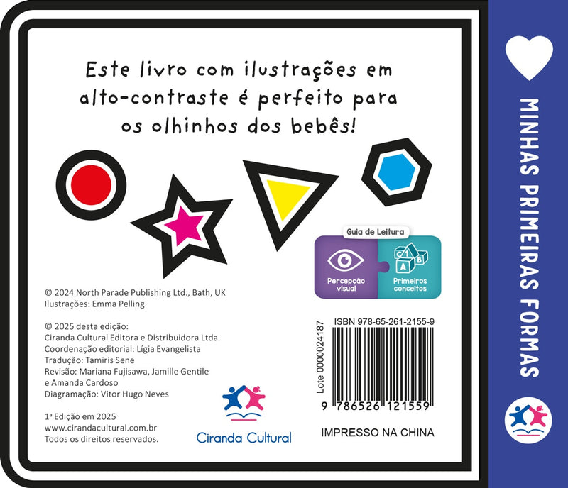 Minhas Primeiras Formas | Ciranda Cultural
