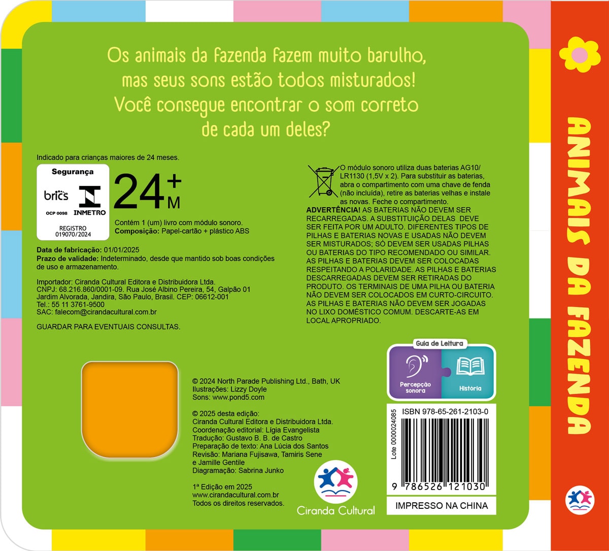 Animais da Fazenda | Ciranda Cultural