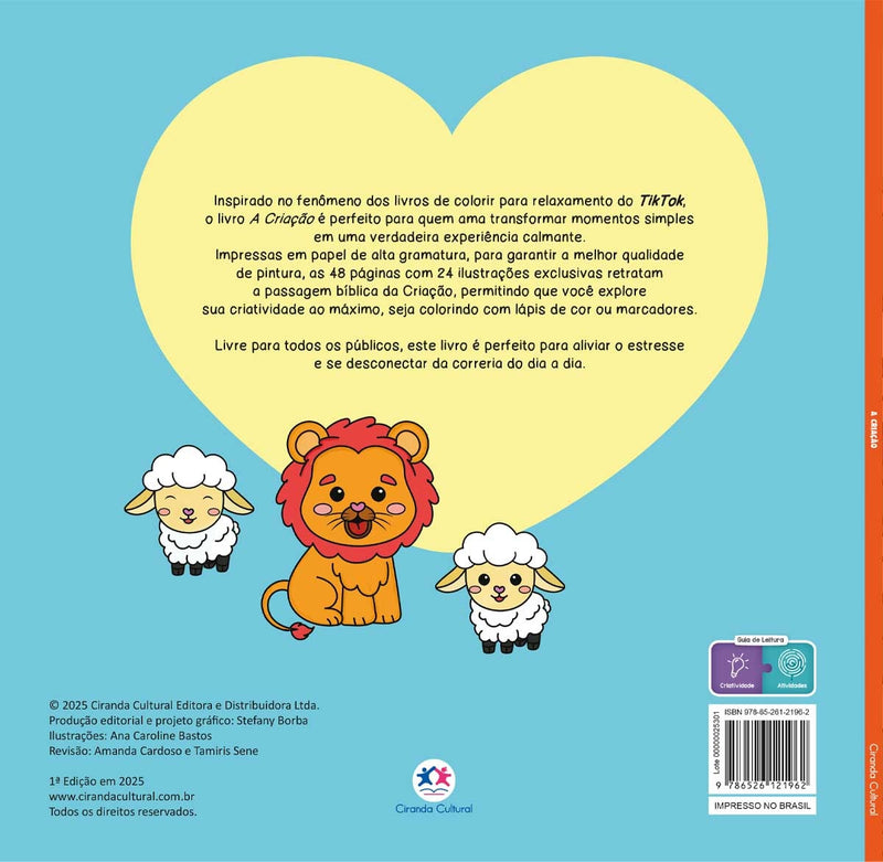 A Criacao - Livro de Colorir