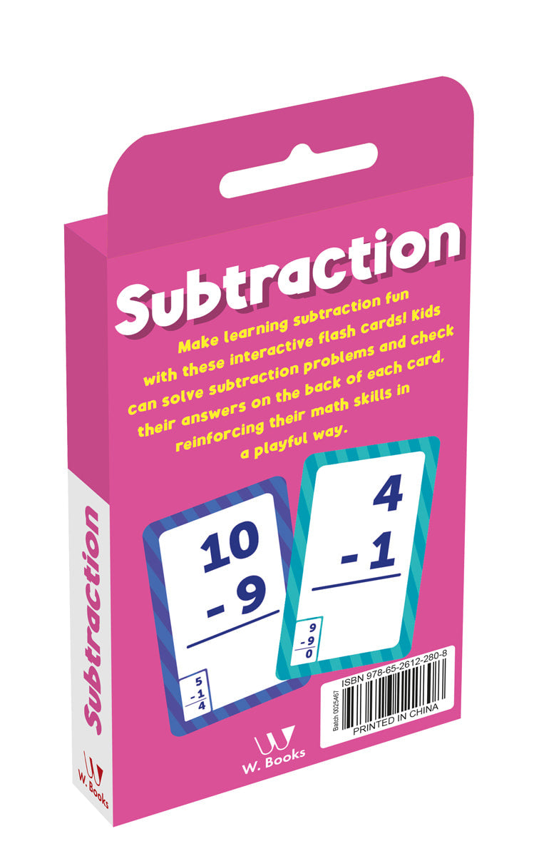 Flash Cards: Subtraction