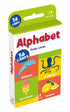 Caixa de Flash Cards Alphabet, colorida com cartas de letras e ilustrações. — Plenitude