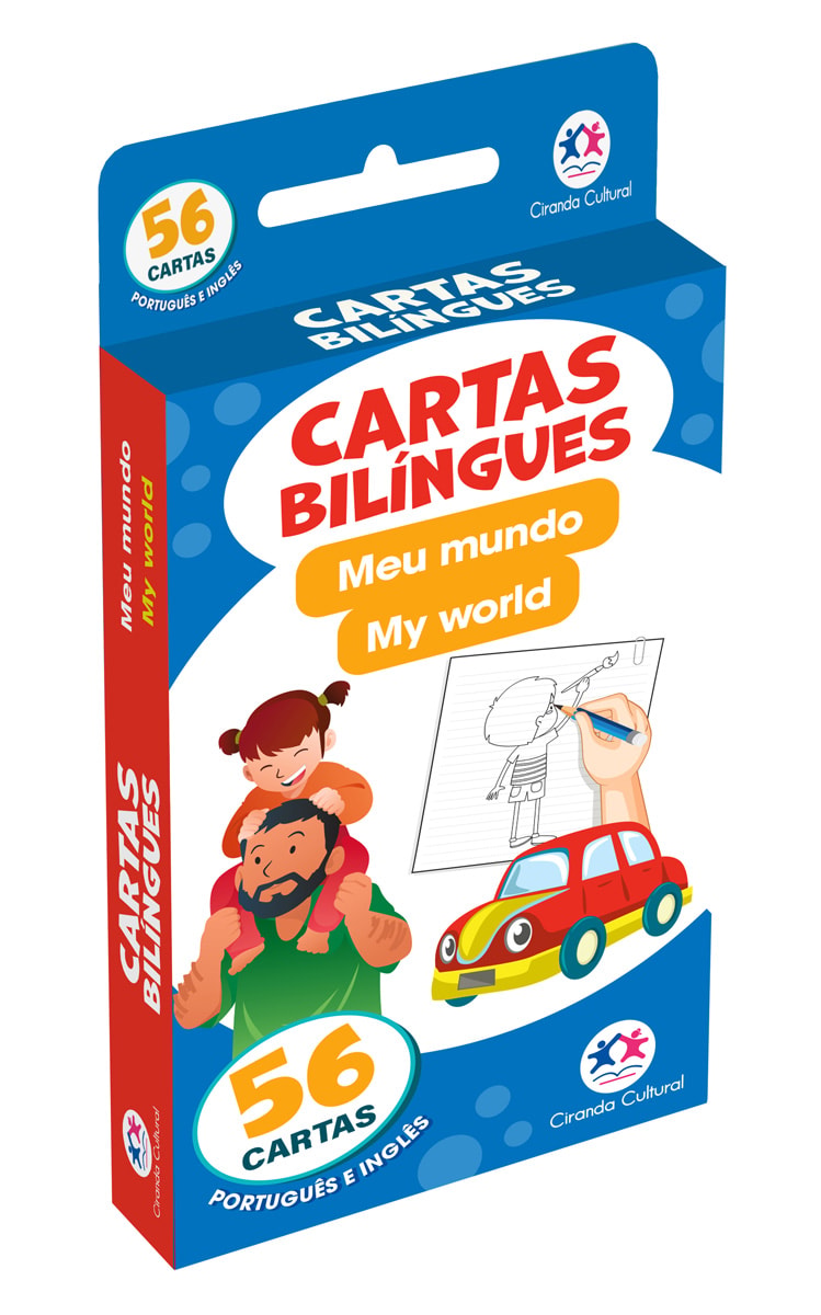 Flash Cards Cartas Bilingues - Meu Mundo - My World