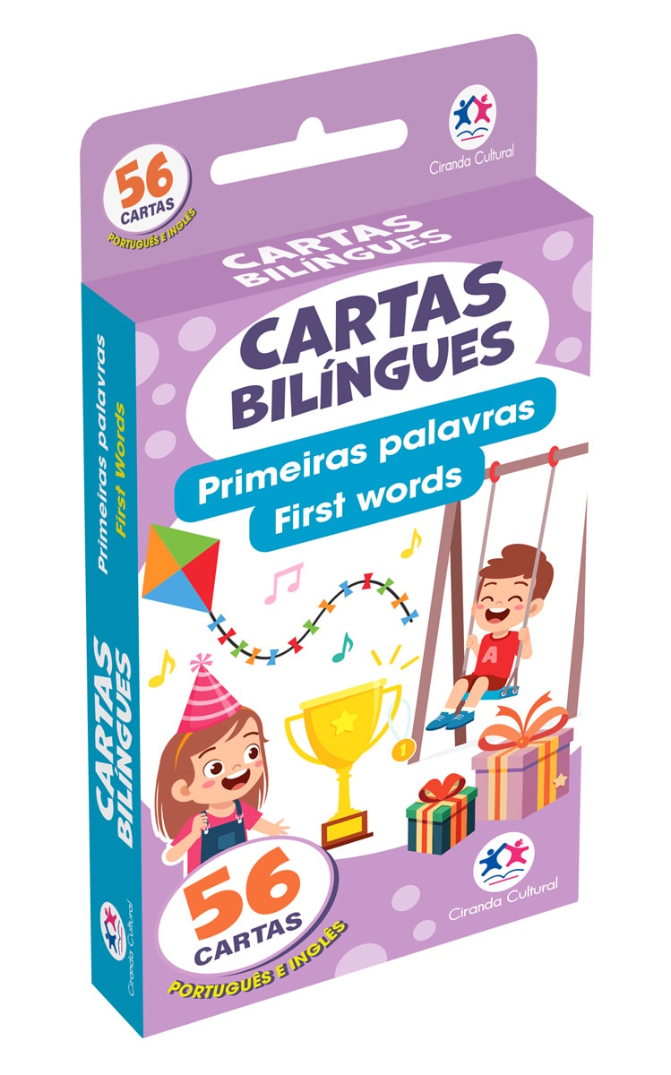 Flash Cards Cartas Bilingues - Primeiras Palavras - First Words