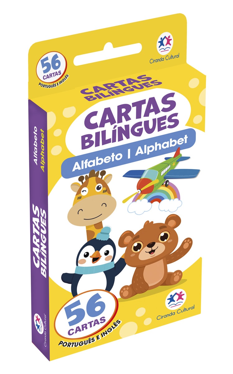 Flash Cards Cartas Bilingues - Alfabeto - Alphabet