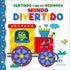 Livro sensorial "Sentindo com os Dedinhos - Mundo Divertido" da Ciranda Cultural, com capa branca e um trem. — Plenitude